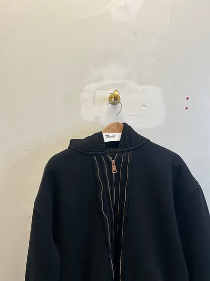 Preowned Gv Gallery Black Triple Zip Sz S