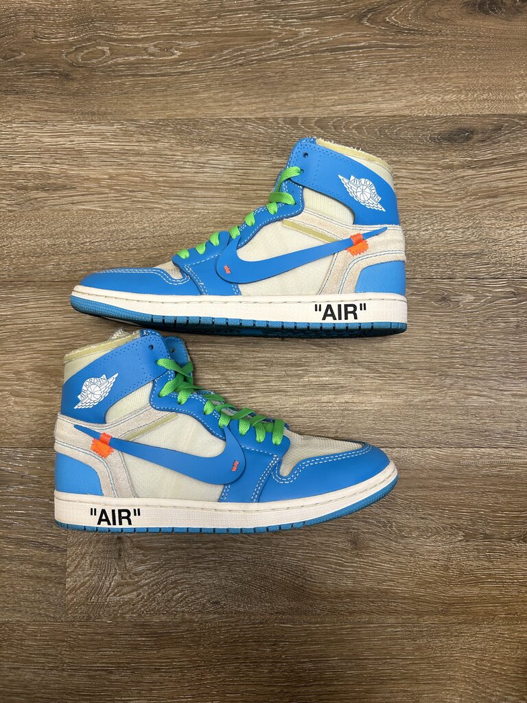Preowned Jordan 1 Off White UNC size 8 (no box)