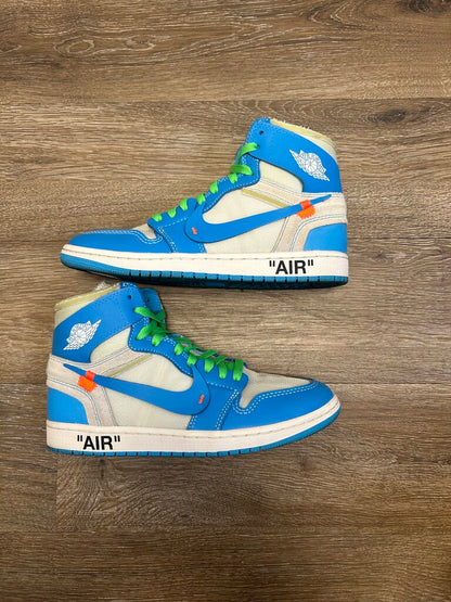 Preowned Jordan 1 Off White UNC size 8 (no box)