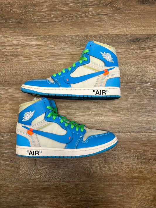 Preowned Jordan 1 Off White UNC size 8 (no box)