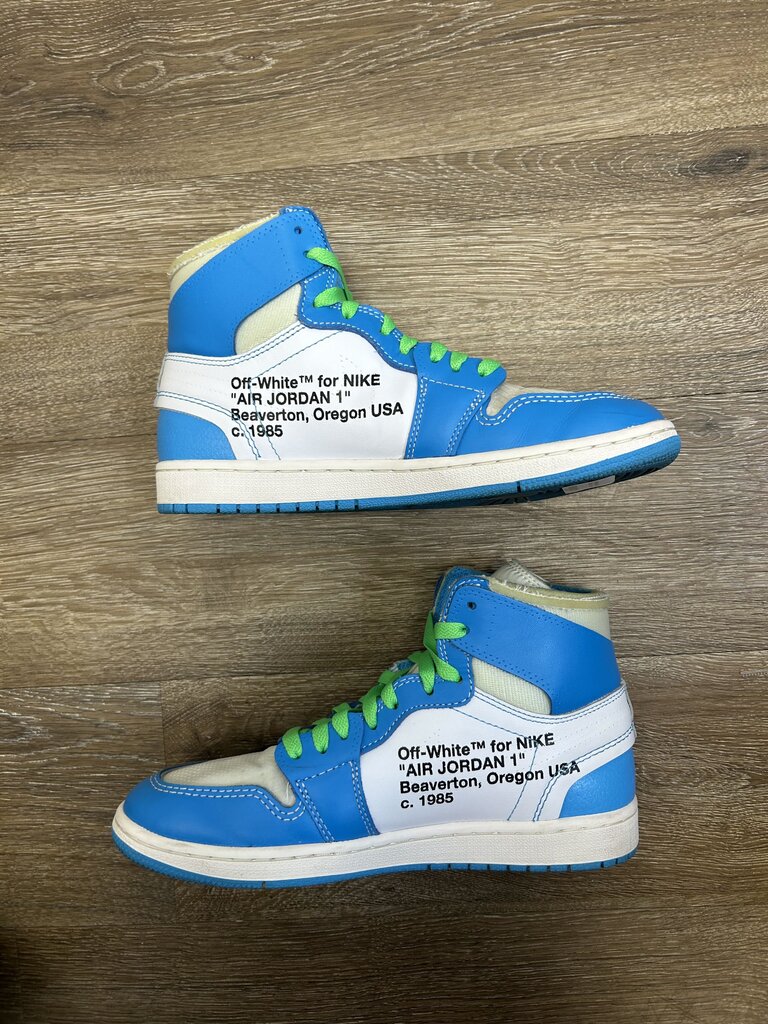 Preowned Jordan 1 Off White UNC size 8 (no box)