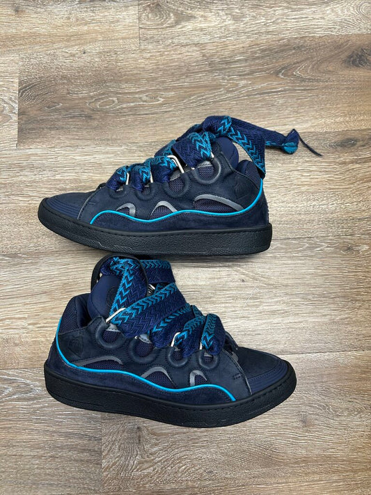 Preowned Lanvin Curb Navy Size 41