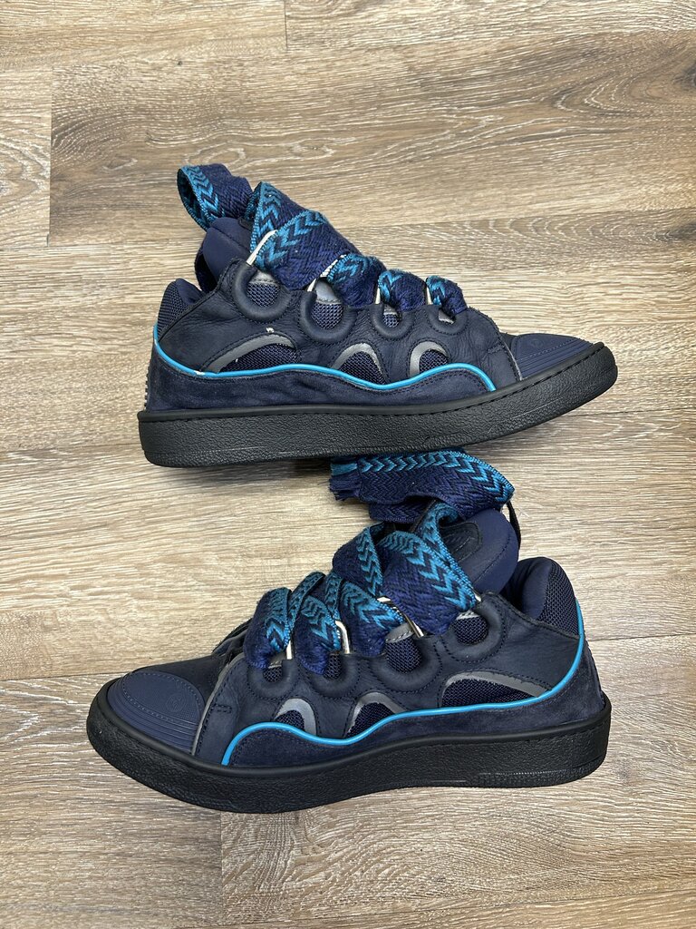 Preowned Lanvin Curb Navy Size 41