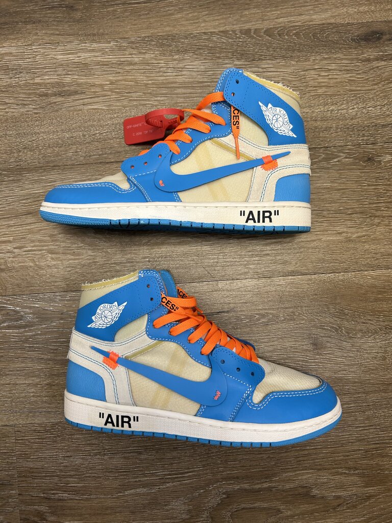 Preowned Jordan 1 Unc Off White Sz.9.5