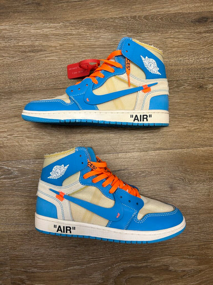 Preowned Jordan 1 Unc Off White Sz.9.5