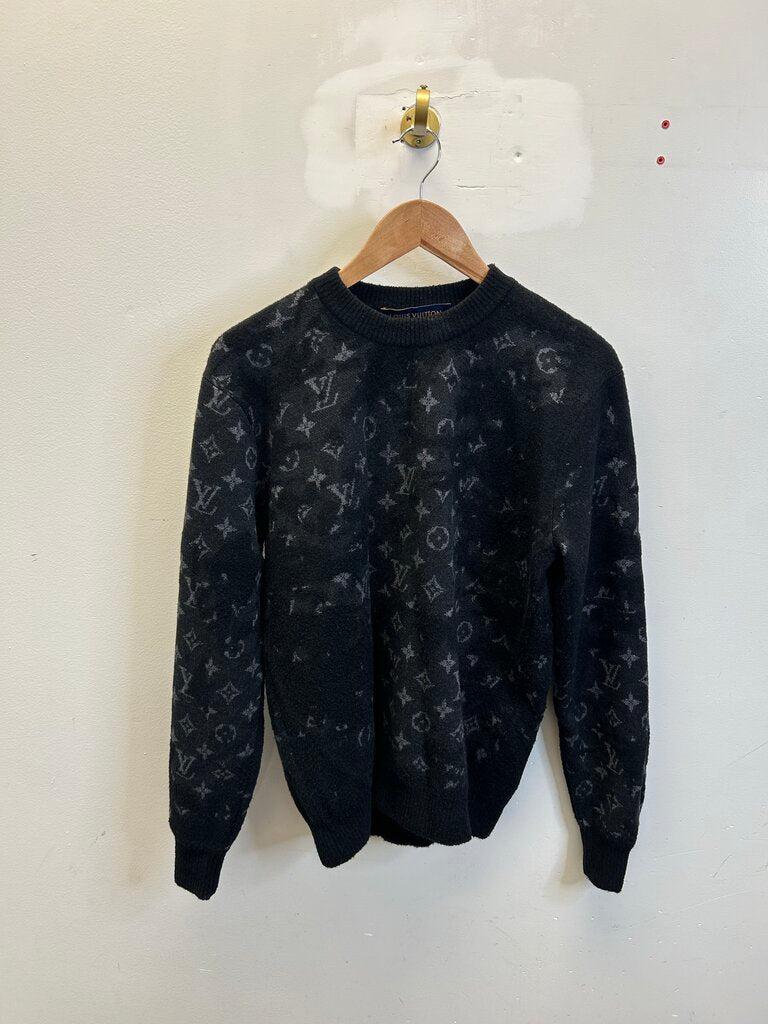 Preowned Louis Vuitton Monogram Camo Sweater Size XS