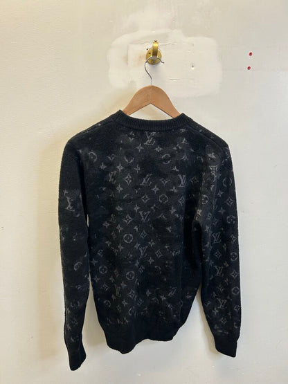 Preowned Louis Vuitton Monogram Camo Sweater Size XS