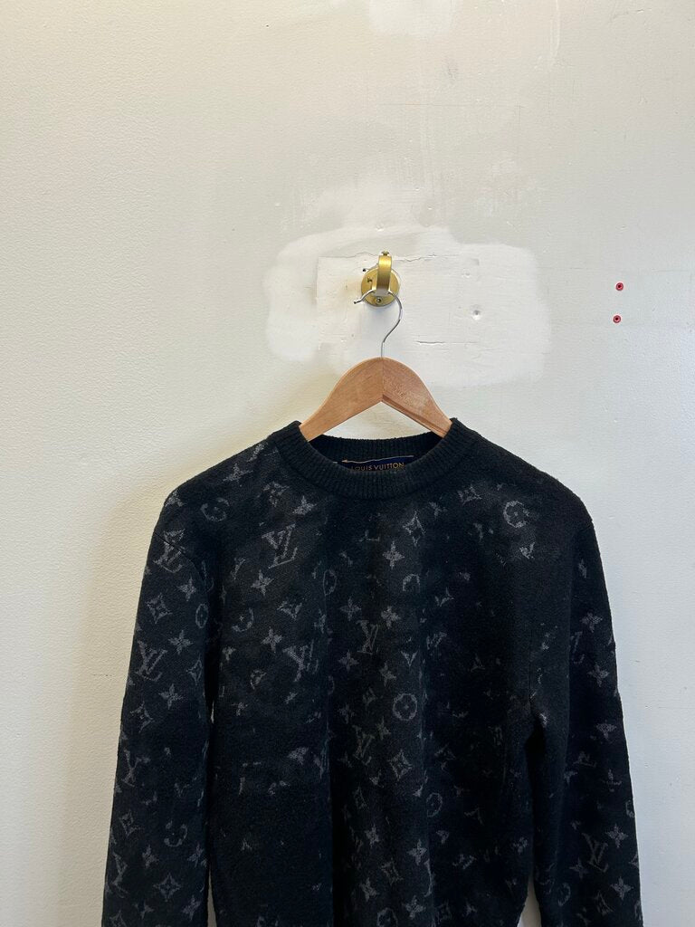 Preowned Louis Vuitton Monogram Camo Sweater Size XS