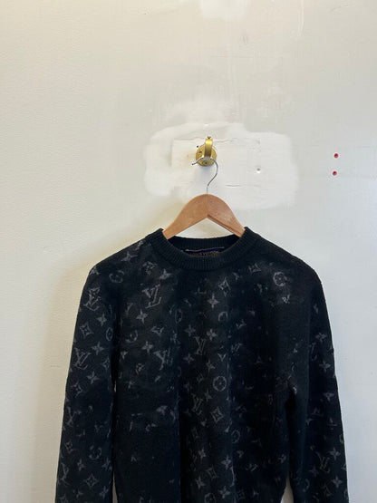 Preowned Louis Vuitton Monogram Camo Sweater Size XS