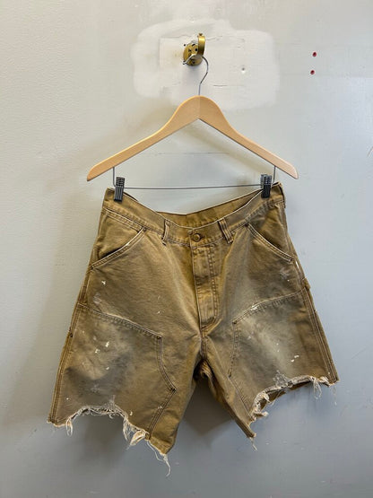 New Saint Michaels Brown Double Knee Carpenter Shorts sz.XL