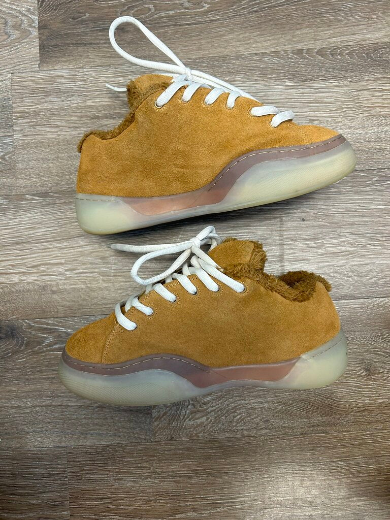 Preowned Erl Vamps Brown/Tan Sz. 8