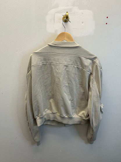 Preowned Rick Owens Grey Cream Zip Jacket Bomber sz.M