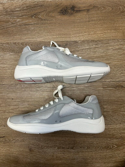New Prada America Cup Grey White size 8(10)