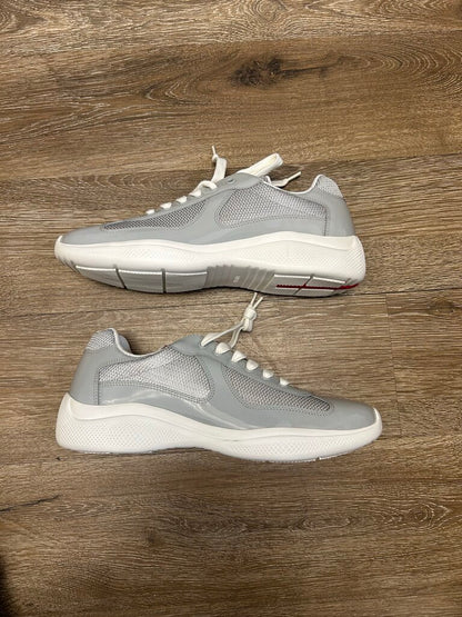 New Prada America Cup Grey White size 8(10)