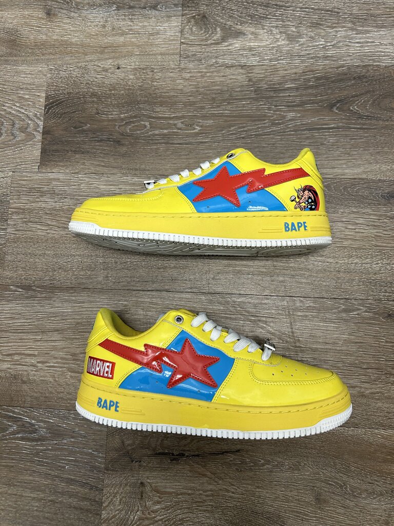 Preowned Marvel Bapesta Thor AF1 sz.10.5US