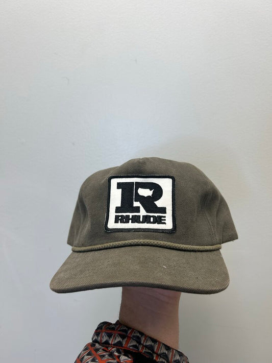 Preowned Rhude Olive Hat