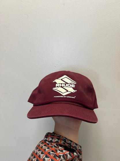 Preowned Rhude Maroon Hat
