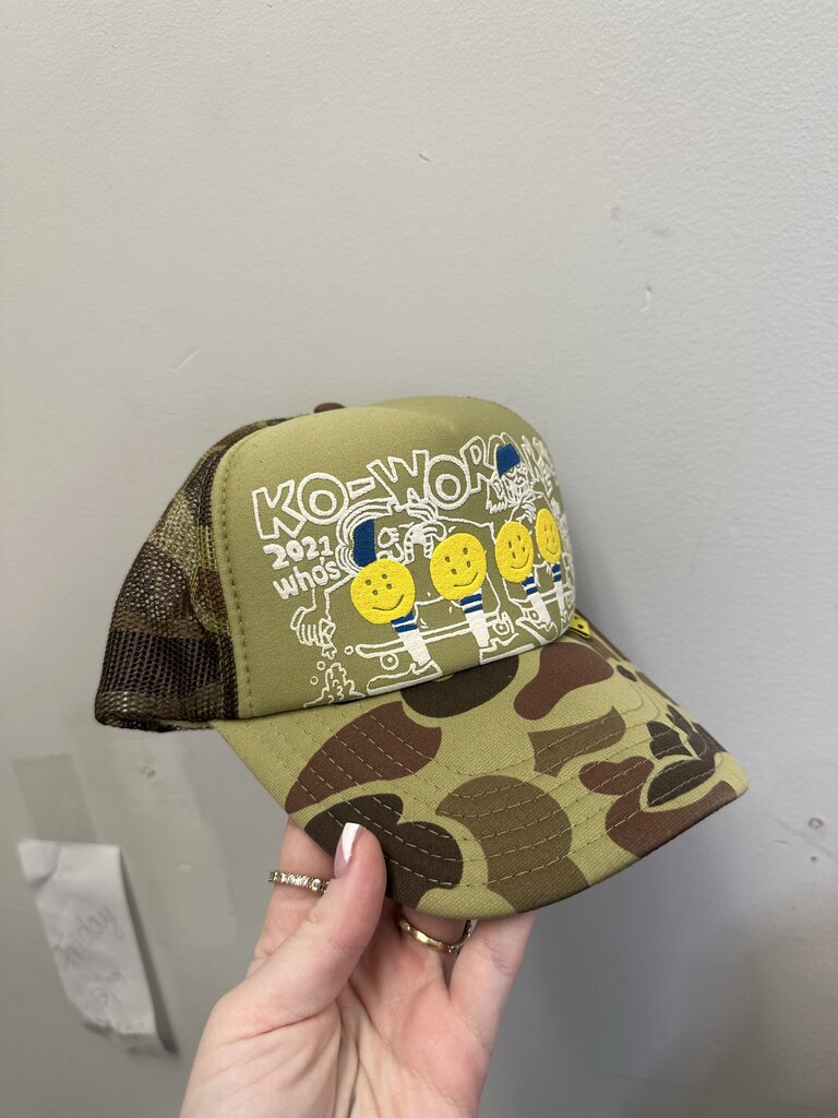 Preowned Kapital Camo Trucker Hat