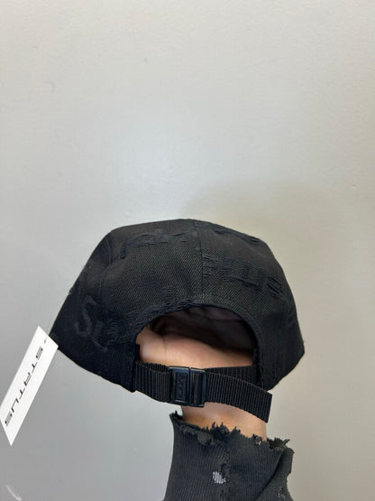 New Supreme Jacquard Black Denim Cap