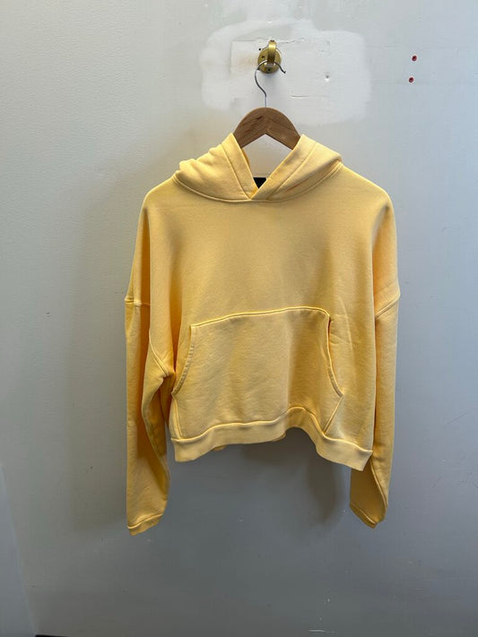 New GV Gallery Saffron Yellow Crop Hoodie Sz.S