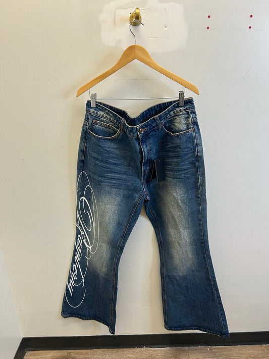 New Gv Gallery Raspberry Miley Cyrus Flair Denim Sz.Large