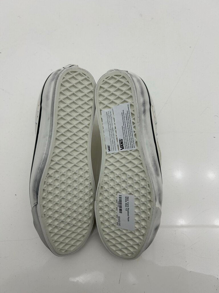 New Vans Pealized Pack White Size 7.5