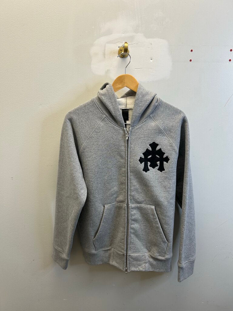 New Chrome Hearts Grey Patch Zip Size Medium
