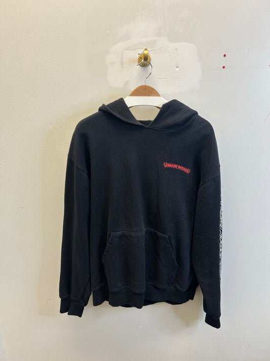 Preowned Chrome Hearts Matty Boy Chomper Black Hoodie