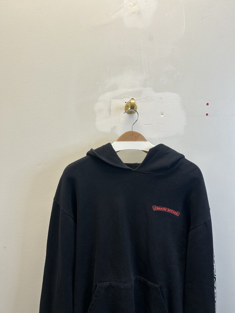Preowned Chrome Hearts Matty Boy Chomper Black Hoodie