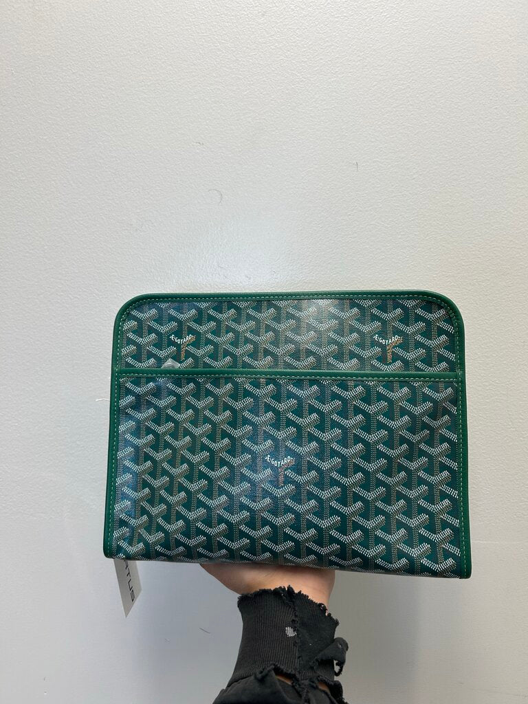 New Goyard Green Jouvence Toiletry GM