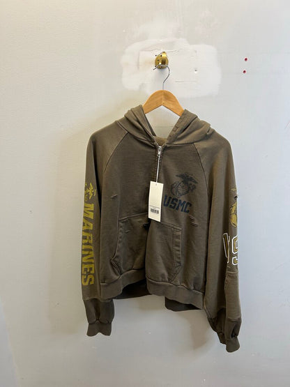 New Project GR MC Olive Green Zip Up sz.1