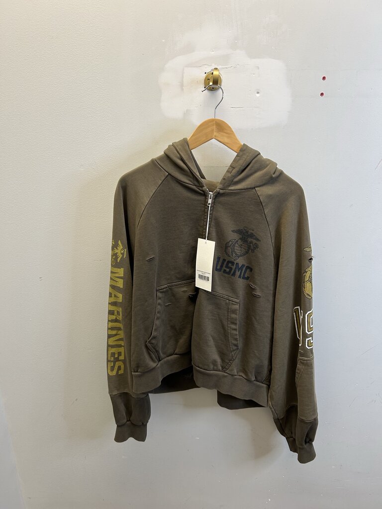 New Project GR MC Olive Green Zip Up sz.2