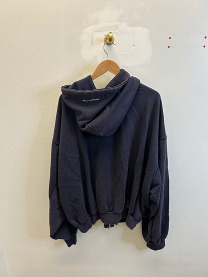 New Project GR Multicolor Brand Logos Black Zip Up sz.2