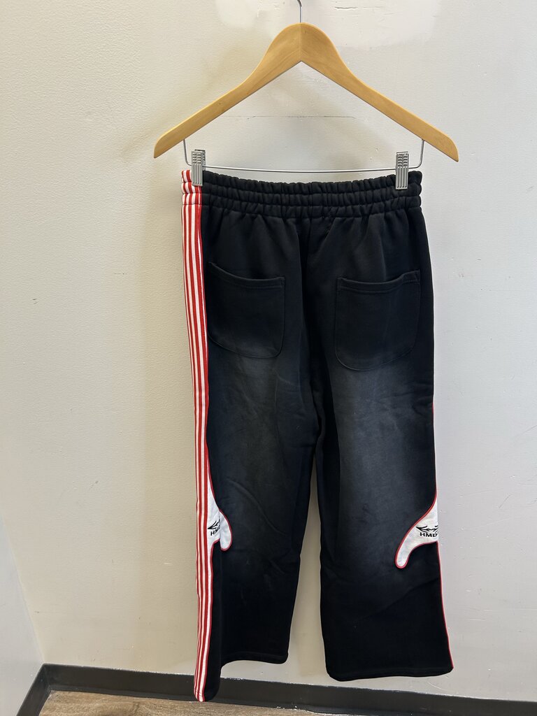 New HMDD Black Red Stripe Sweats size M