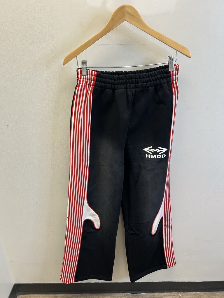 New HMDD Black Red Stripe Sweats size XL