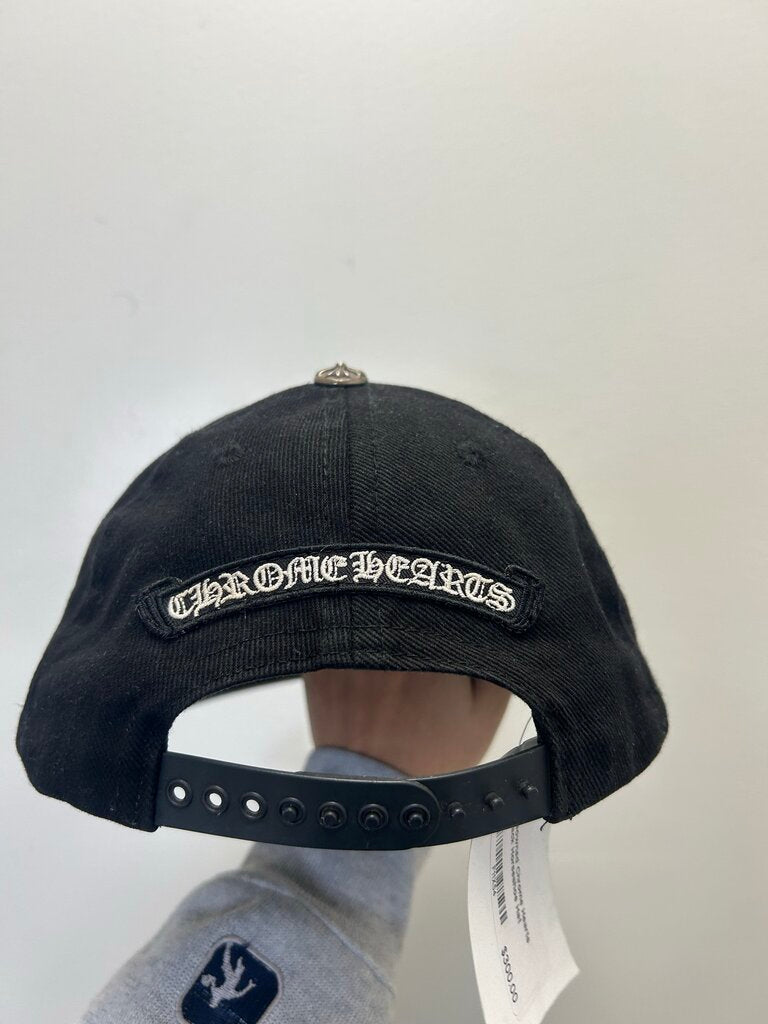 Preowned Chrome Hearts Black Horseshoe Hat