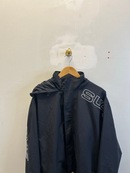 Preowned Supreme Black Embroidered Track Jacket sz.L