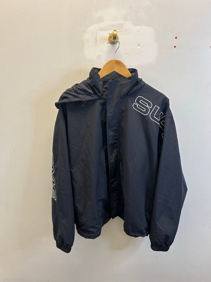 Preowned Supreme Black Embroidered Track Jacket sz.L