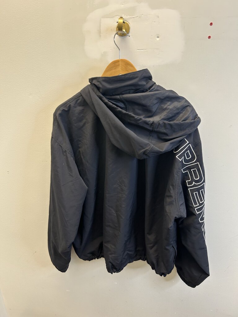 Preowned Supreme Black Embroidered Track Jacket sz.L