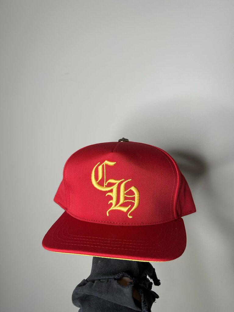 New Chrome Heart Red Yellow Baseball Hat
