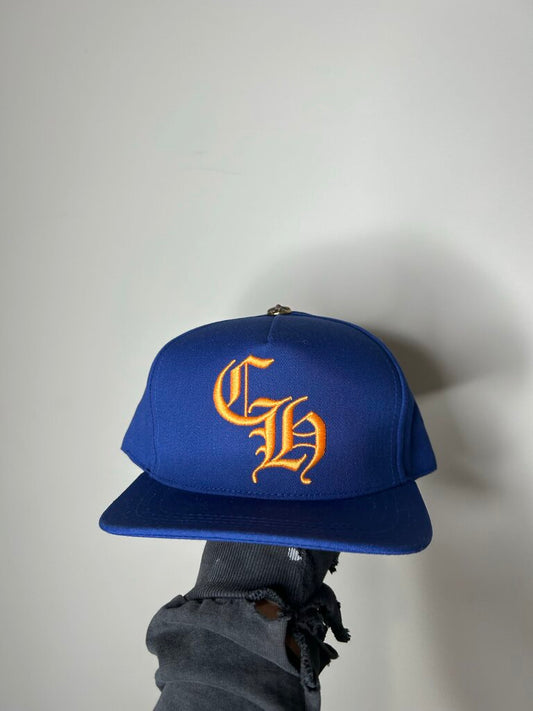 New Chrome Heart Blue Yellow Baseball Hat