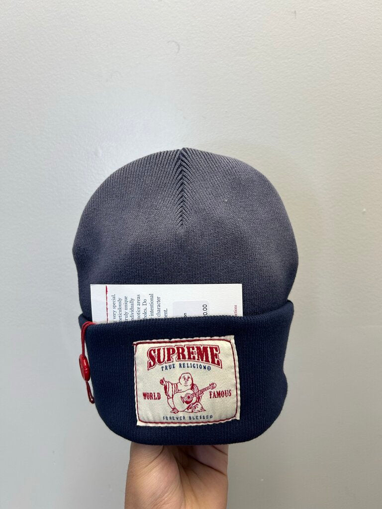 New Supreme True Religion Purple Beanie