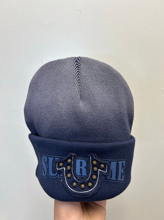 New Supreme True Religion Purple Beanie