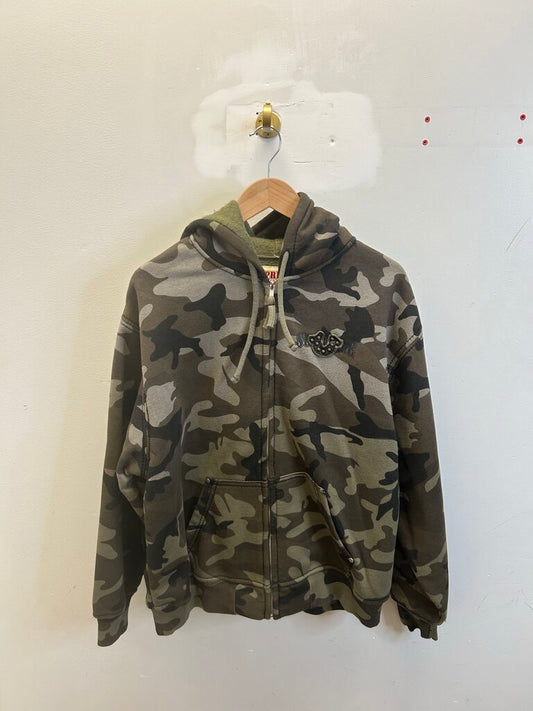 New Supreme True Religion Camo Zip Up Hoodie Sz.Large