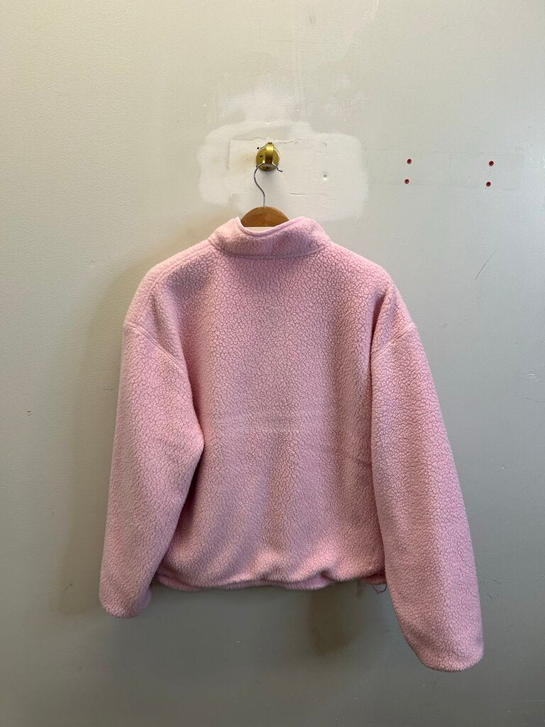New Supreme Pink Reversible Fleece Sz.Large