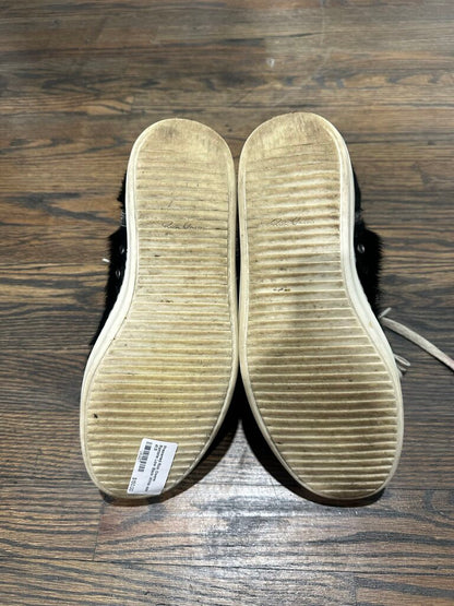 Preowned Rick Owens Ramone Low Black White size 41.5
