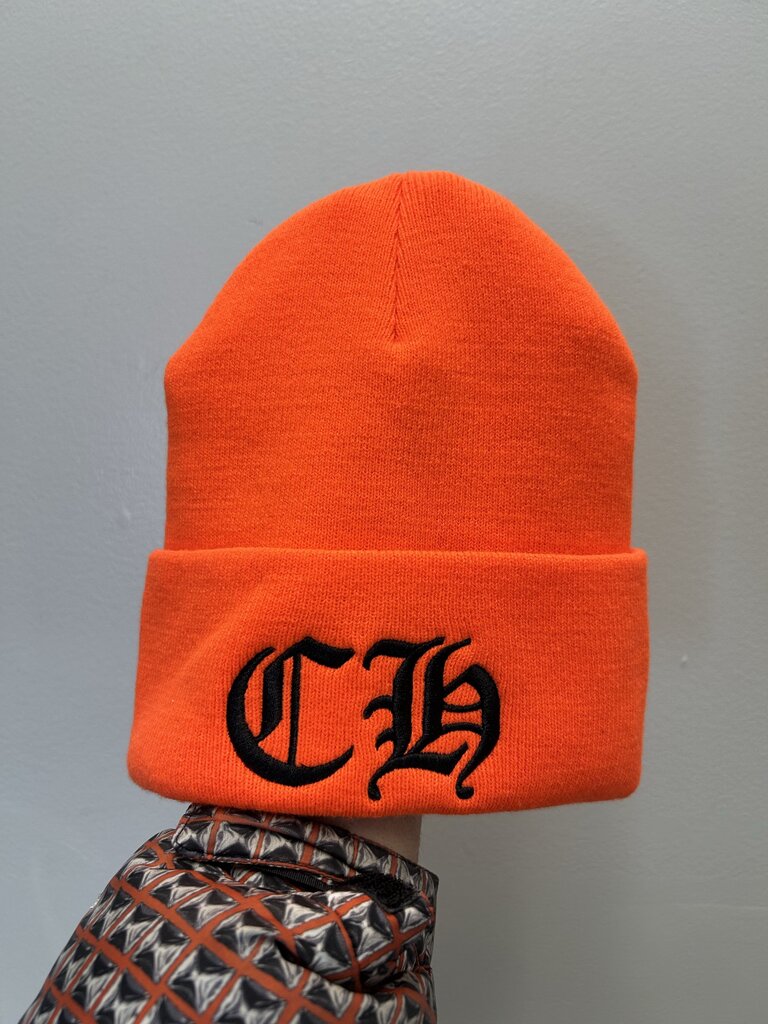 New Chrome Heart Orange CH Beanie