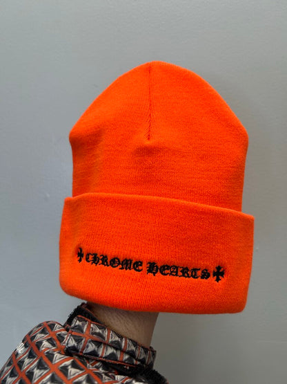 New Chrome Heart Orange CH Beanie