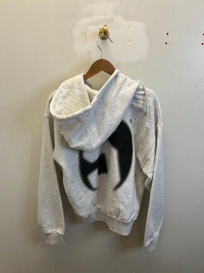 New Stussy Lens Back Logo Grey Zip Hoodie sz.S