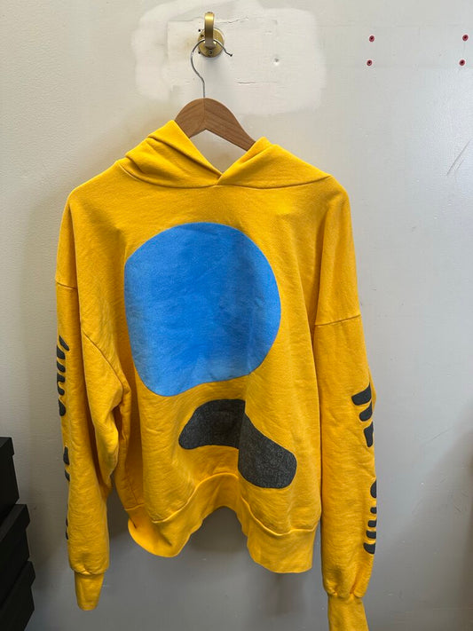 Preowned CPFM Yellow That's On God Hoodie Sz.XL